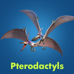 Pterodactyls - which were the villain characters in The Good Dinosaur